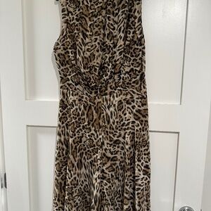 Leopard evening dress